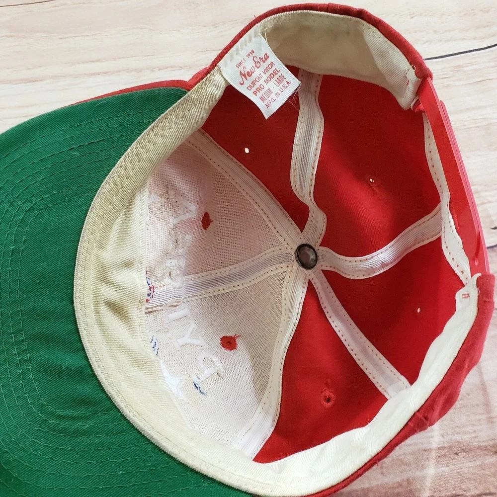 VINTAGE New Era PYL GSA All Stars‎ Hat Cap Red California Fastpitch Softball